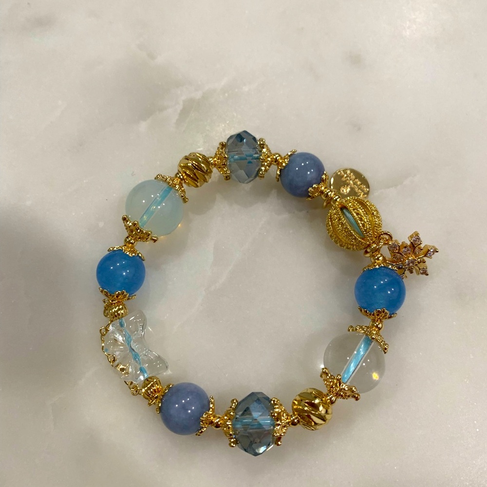 blue gemstone bracelet